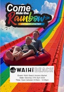 Free rides on the 40m rainbow slide