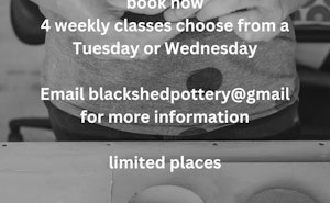 Black Shed Pottery - Mid Winter Clay Hand Building Course 
