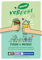 A message from the Waihi Vegetarian Festival organisers...