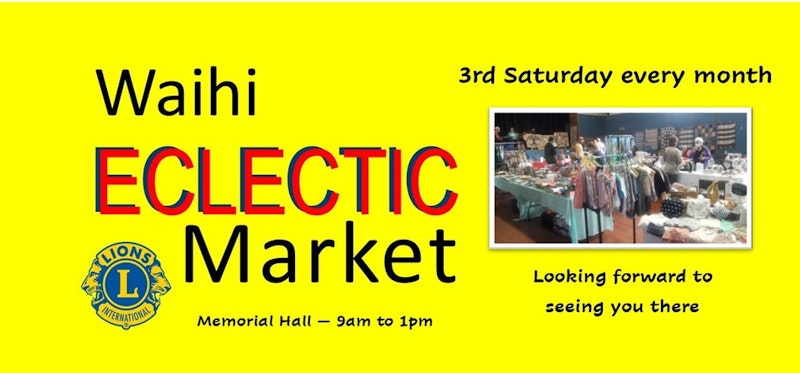 Waihi Lions Eclectic Market
