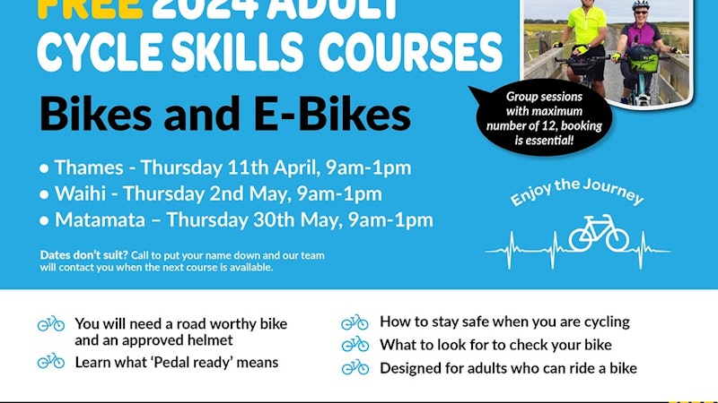 Adults Cycle Skills Courses 2024