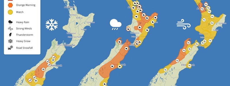 MetService  forecasts wet and windy start to the school holidays